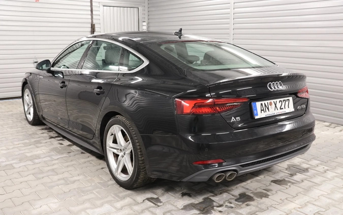 Audi A5 cena 111999 przebieg: 163000, rok produkcji 2019 z Tychy małe 277